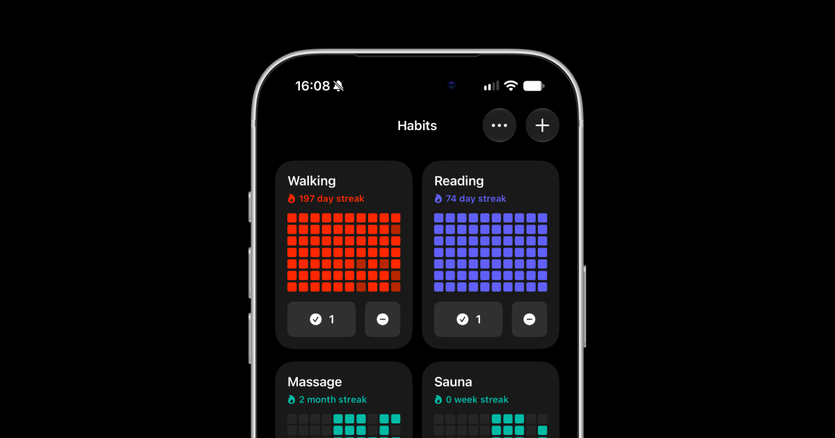 Update The Tracker Habit Tracker Updates & Changelog - Completer